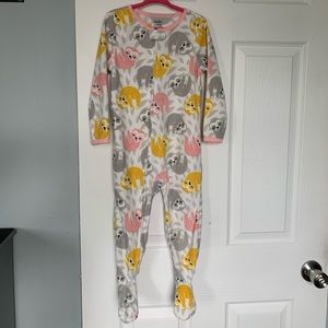 Child of Mine made by Carters Sloth Footed Pajamas